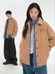 dangerouspeople | Ethnic Embroidery Studs Retro Lapel Jacket