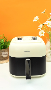 Gaabor 8L Large Capacity Air Fryer Non-Stick Coating Oil Free Smokeless Dual Knobs Penggoreng Udara AF-80M01A