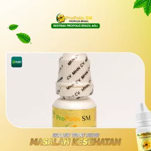 Obat Polip Gigi - Polip Pulpa - Abses Gigi - Benjolan Di Gigi - Sakit Gusi Bengkak - Propolis SM Brazilian