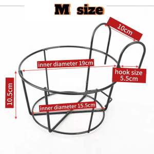 [SG Seller] Flower Pot Rack Railing Plant Hanging Basket Organizer Bulk Order