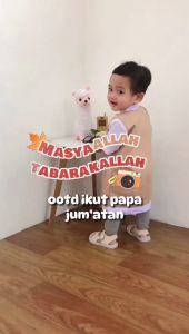 Baju Koko Bayi Laki-laki 0-18 Bulan & Koko Jubah Azzam Set