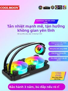 Coolmoon | CPU Water Cooler ARGB Light Synchronization 5V Silent