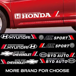 1 Cặp Miếng Dán Trang Trí Thân Xe Phản Quang Nhiều Thương Hiệu Đề Can Chống Nước Logo Xe Hơi Cho Honda