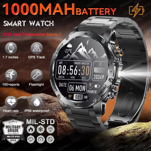 T-Rex 3 Military Grade 1000mAh Battery Smart Watch IP68 Waterproof GPS Bluetooth call AMOLED HD Men Sports 2025 New Smartwatch