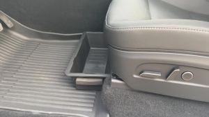 For 2025 New Tesla Model Y Juniper Launch Refresh Under Seat Storage Box Seat Organizer Accessories Underseat Drawer Tray Boxes