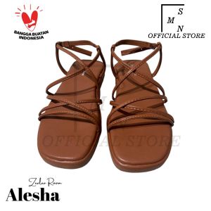 ALESHA Flatform Sandal Wanita Premium / Flatform Sandal Wanita Terlaris / Sandal Wanita Kasual / Sandal Wanita / SMNOFFICIALSTORE