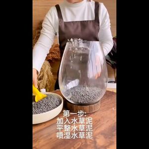 เคลื่อนดินปลูกไม้น้ำ ดินใส่ตู้ปลา เม็ดไม้น้ำ Aquarium Soil ดินอุดมสมบูรณ์ โตเร็ว