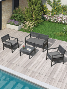 ST MIRREN | Rattan Sun-Resistant Waterproof Outdoor Sofa