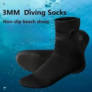 3mm Neoprene Diving Socks Wetsuit Shoes Non-slip Surf Swimming Fins Socks Elasticity Beach Boots Warm Aqua Socks for Snorkeling