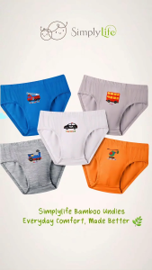 Simply Life - Bamboo - Girls Briefs (5-Pack Set)
