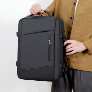 2025 New Large Capacity Business Backpack Multi-Layer Student Travel Laptop Bag Casual Mens Double Shoulder Bag