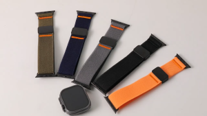 Elastic Magnetic Nylon Strap for Apple Watch Ultra 4/3/2/1 49mm & Series 12/11/10/9/8/7/SE Stretch Sport Band 46/45/44/42/41/40mm