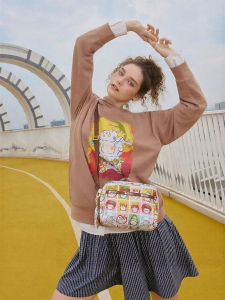 LeSportsac | Cute All-Over Printed Small Square Bag