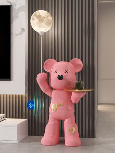 Internet Celebrity Violent Bear Living Room Large Floor Ornaments TV Cabinet Decorations Classy Elegant Upper Grade Coin Bank