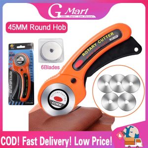 Sewing Tools Cloth Cutting Round Knife Patchwork Quilting Hob Manual Fabric Cutting Rotary Cutter Sewing Machine Cutter Rotary-Cutter-Kit