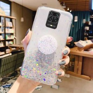 0299 VVV case HP SAMSUNG S10 S10+ S10 plus S10 lite S9 S9+ S8 S8+ S20 ultra S10E Soft case glitter blink bling motek pop socket clear
