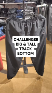 CHALLENGER Mens Big & Tall Track Bottom Long Pant with Zip Back Pocket CH6050 Seluar Trek Panjang Lelaki dengan Poket Zip Belakang Saiz Besar