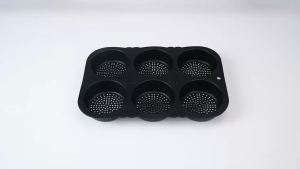 Khuôn Làm Bánh Mì Kẹp Thịt Silicon 6 Ngăn Có Thể Tái Sử Dụng Chịu Nhiệt Từ -40 Độ C ° F Đến +446 ° F Cho Nhà Bếp