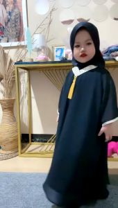 Baju Soraya Kaftan Kids/Baju Kaftan anak 1-6 tahun terbaru / Kaftan anak termurah / Baju muslim anak