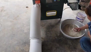 Máy xạt gạo mini gia đình máy xay gạo nghiền cám liên hoàn