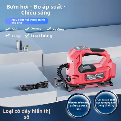 SUITU | Bơm Lốp Ô Tô Không Dây Di Động Áp Suất Cao