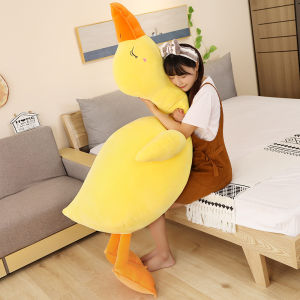 Gối ôm ngủ vải Miniso Gối ôm Vịt lười nằm buồn ngủ vải co giãn 4 chiều siêu mịn cao cấp cho bé