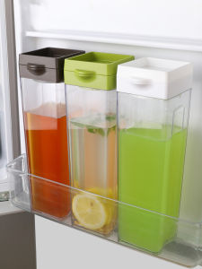 Japanese Import Cold Water Bottle Sealed Water Pitcher Large Capacity Lemon Juice Teapot Summer Refrigerator Refrigerated Drink Pot
