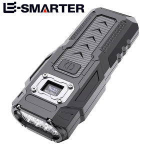 Super Bright High-Powerful Type-C Rechargeable Flashlight Beam Distance 303M Built-in Battery Portable Work Light