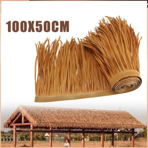 Simulated Thatched Scenic Roof Decor: Fake Straw Plastic Tiles & Artificial Thatched Grass