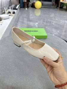 Baishiman New Arrival Patent Leather French Style Vintage Mary Jane Shoes Womens Flats Word Strap Chunky Heel Shoes Leather Shoes 6060