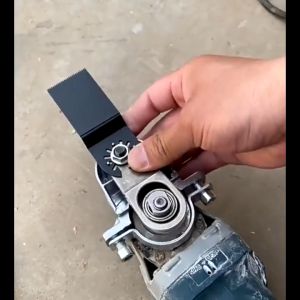 Adaptor Gerinda Pahat Angle Grinder Konverter Mesin Oskilasi Set Multiguna Oscilating Multi Tools Buat Penggiling Sudut 100mm Multifungsi