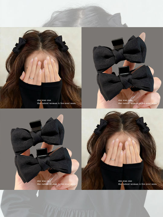 NING ZHOU | ติ๊กหนีบผมรูปผีเสื้อสีดำ | Lazada.co.th