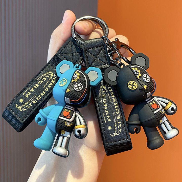 Anime Cute Bear Keychain Women's Keychain Men's Keychain Personalized ...