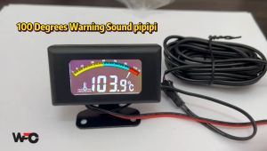Digital LCD Water Temperature Meter Universal Car 12v Truck 24v Sensor(10mm-16mm)