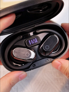 Acer OHR553 Ear-Hook Open-Ear TWS Wireless Bluetooth 6.0 Earbuds Panoramic HiFi Sound Sports Headphones with 12H Battery & LED Display