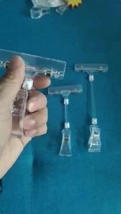 5Pcs Jepitan Label Harga/POP Klip Iklan Stiker Klip/Universal Berkepala Dua Klip Label 11cm/16cm
