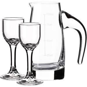 BOANG | Creative Chinese Style Crystal Glass Small High Footed Wine Glasses Set