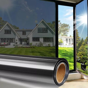 ฟิล์มกรองแสง ป้องกันความร้อน ป้องกันรังสี UV ทนต่อรอยขีดข่วน ฟิล์มปรอท ฟิล์มติดกระจกบ้าน ป้องกันความเป็นส่วนตัว  สติกเกอร์ติดกระจก