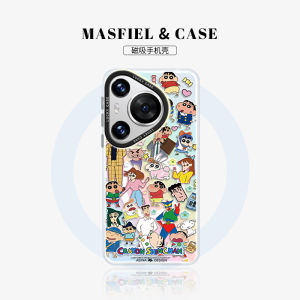 เคสโทรศัพท์ซิลิโคนแม่เหล็กแบบเต็มจอสำหรับ Huawei Pura80pro P70 P40pro P60 ป้องกันการตกหล่น ดีไซน์ใหม่ ดีไซน์การ์ตูน ดีไซน์ทันสมัย