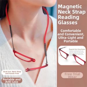 JIFANPAUL | Magnetic Neck-Hanging Folding Anti-Blue Light Reading Glasses