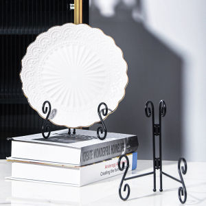 Creative Elegant Iron Art Plate Rack