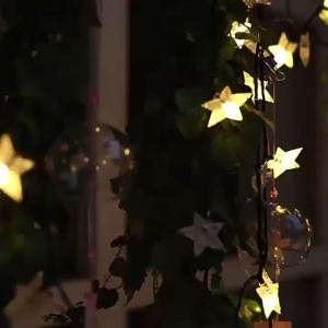 Đèn LED Năng Lượng Mặt Trời Hình Bông Tuyết Trang Trí Sân Vườn Dây Đèn Chống Nước Dùng Cho Sân Vườn Cây Trang Trí Tiệc Giáng Sinh