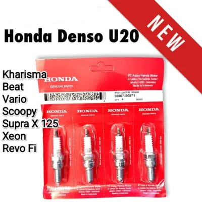Busi Denso U20 Honda Beat Vario Supra X 125 Jupiter Mx Vixion Drat Panjang