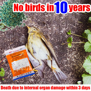 1 pack of bird poison to kill all kinds of birds guaranteed to be effective buy 1 get 2 free a total of 150g small pack for easy storage pigeon poison Racun burung Bird killer Bird repellent