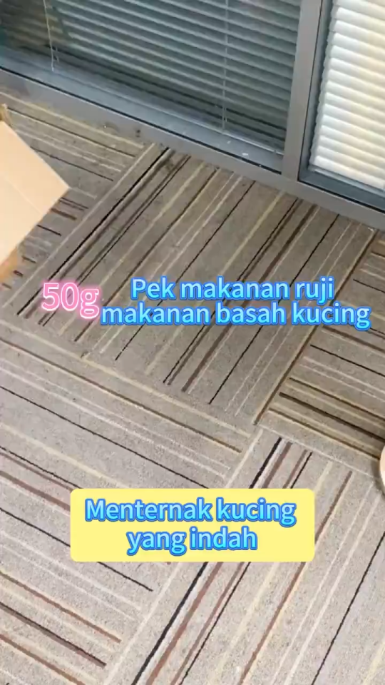 Makanan kucing makanan basah (35% protein) UNCLE TAIL 50gr batang snek kucing ruji Beef & Chicken & Tuna & Cod & Salmon can be mixed
