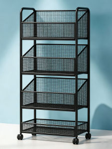 MUGG | Mobile Narrow Space Bathroom Storage Shelf Cart