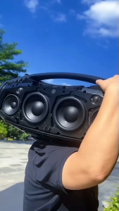 Sodlk S1622 520W High-power Bluetooth Speaker With Mic Extra Bass Speaker Karaoke Party Box RGB Lihg
