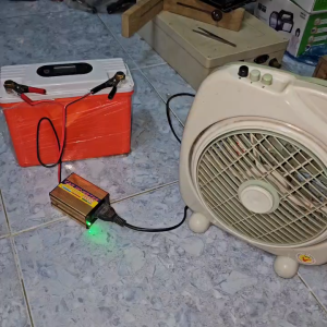 Thiết bị chuyển đổi nguồn điện kích điện từ 12V sang 220V 220W tích hợp cổng sạc USB hàng xịn chất lượng cao