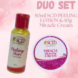 Duo Set SCD Peeling Lotion & 10g Miracle Cream
