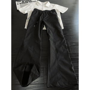 LIUBU | Beige Quick-dry Tapered Pants 3-Proof